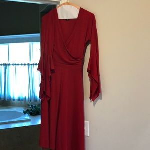Moda international red dress size XS
